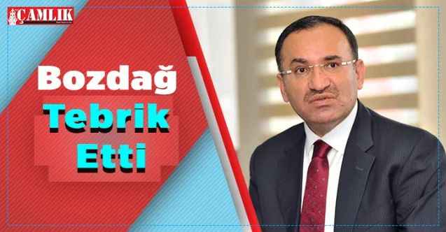 TBMM Anayasa Komisyonu Başkanı ve AK Parti Yozgat Milletvekili Bekir Bozdağ, tebrik etti