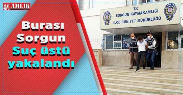Sorgun'da sahte altın bozdurmak isterken suçüstü yakalandı