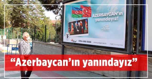 Yozgat Belediyesi’nden Azerbaycan’a destek