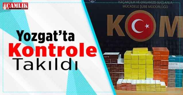 Yozgat’ta 830 paket kaçak elektronik sigara kartuşu ele geçirildi