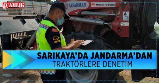 Jandarma Ekiplerinden traktörlere denetim