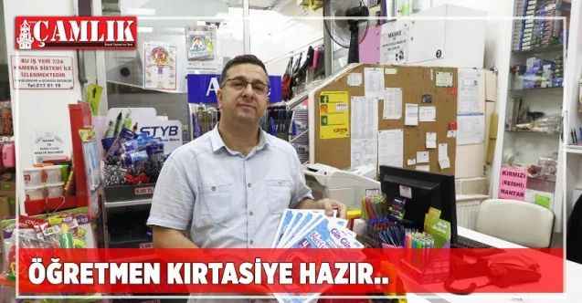 Öğretmen kırtasiye hazır