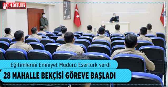 Yozgat'ta 28 bekçi göreve başladı