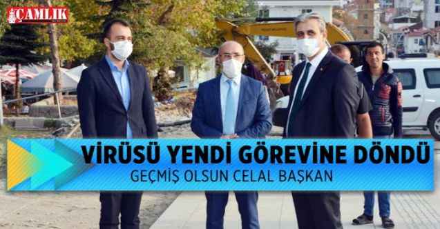 Yozgat Belediye Başkanı Celal Köse, Covid tedavisinin ardından görevine başladı