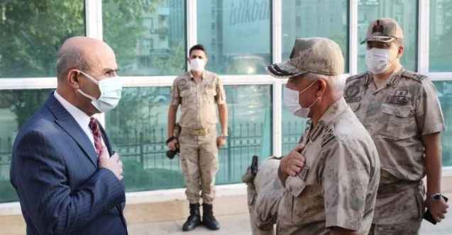 Jandarma Genel Komutanı Orgeneral Çetin, Vali Demirtaş ile bir araya geldi