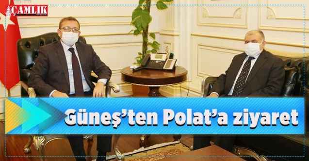 Eski İçişleri Bakanı Osman Güneş’ten Vali Ziya Polat’a ziyaret