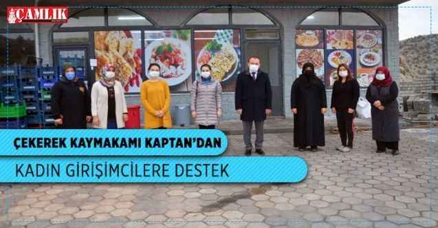 Kaymakam Kaptan'dan kadın girişimcilere destek