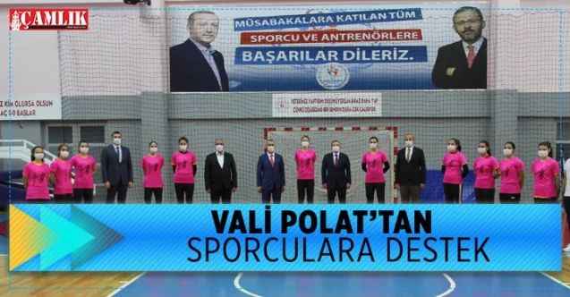 Vali Polat'tan sporculara destek