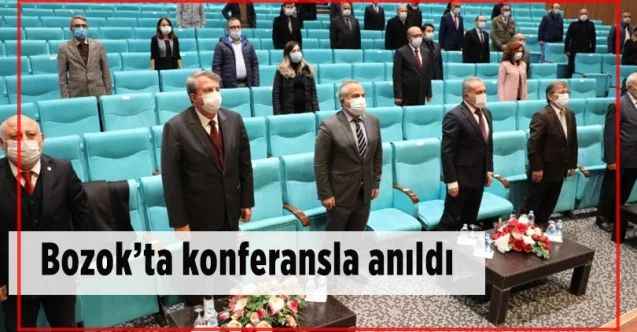 Yozgat Bozok Üniversitesi’nde Gazi Mustafa Kemal Atatürk’ü anma töreni düzenlendi
