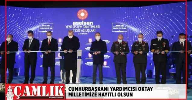 Cumhurbaşkanı Yardımcısı Oktay, milletimize hayırlı olsun