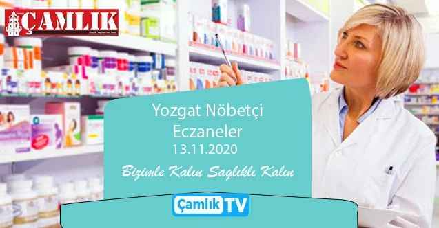 13 Kasım Cuma günü Yozgat ve ilçelerinde hangi eczaneler nöbetçi?