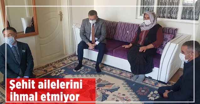 Yozgat Valisi Ziya Polat Şehit ailelerini ihmal etmiyor