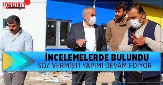 Başkan Coşar Kreş ve Gündüz Bakım Evi çalışmalarında incelemede bulundu