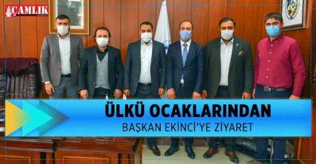 Ülkü Ocakları Yozgat İl Başkanı Şahbaz ve yönetiminden Başkan Ekinci'ye geçmiş olsun ziyareti