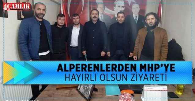 Alperenlerden MHP'ye hayırlı olsun ziyareti