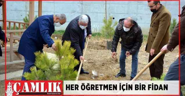 İl Milli Eğitim Müdürlüğü her öğretmen için bir fidan etkinliği düzenledi