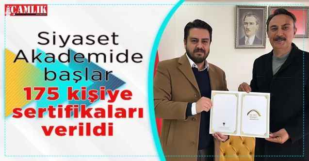 Siyaset Akademide başlar: Yozgat'ta   175 kişiye sertifikaları verildi