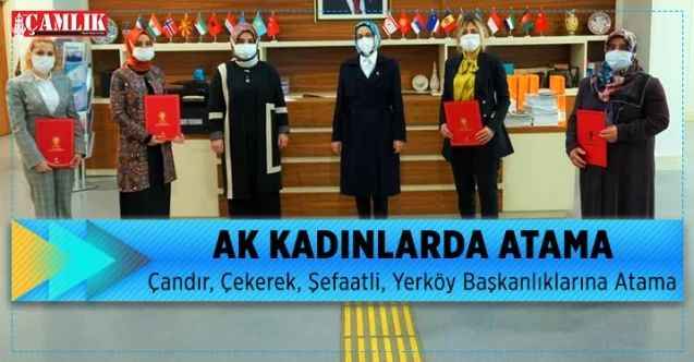 Ak Parti Yozgat Kadın Kolları İlçe Başkanlıklarına atama
