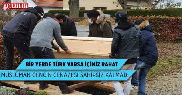 Almanya'da Müslüman Gencin Cenazesine Yozgatlılar Sahip Çıktı.  Cami İmamının Sözleri Yüreklere Dokundu