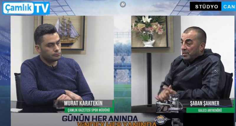 Kaleci antrenörü Şaban Şahiner Çamlık TV’ye konuk oldu  “YOZGAT’A YAKIŞIR GENÇLER YETİŞTİRİYORUZ”