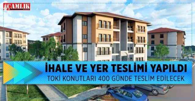 Doğankent'te TOKİ konutları için ihale ve yer teslimi yapıldı