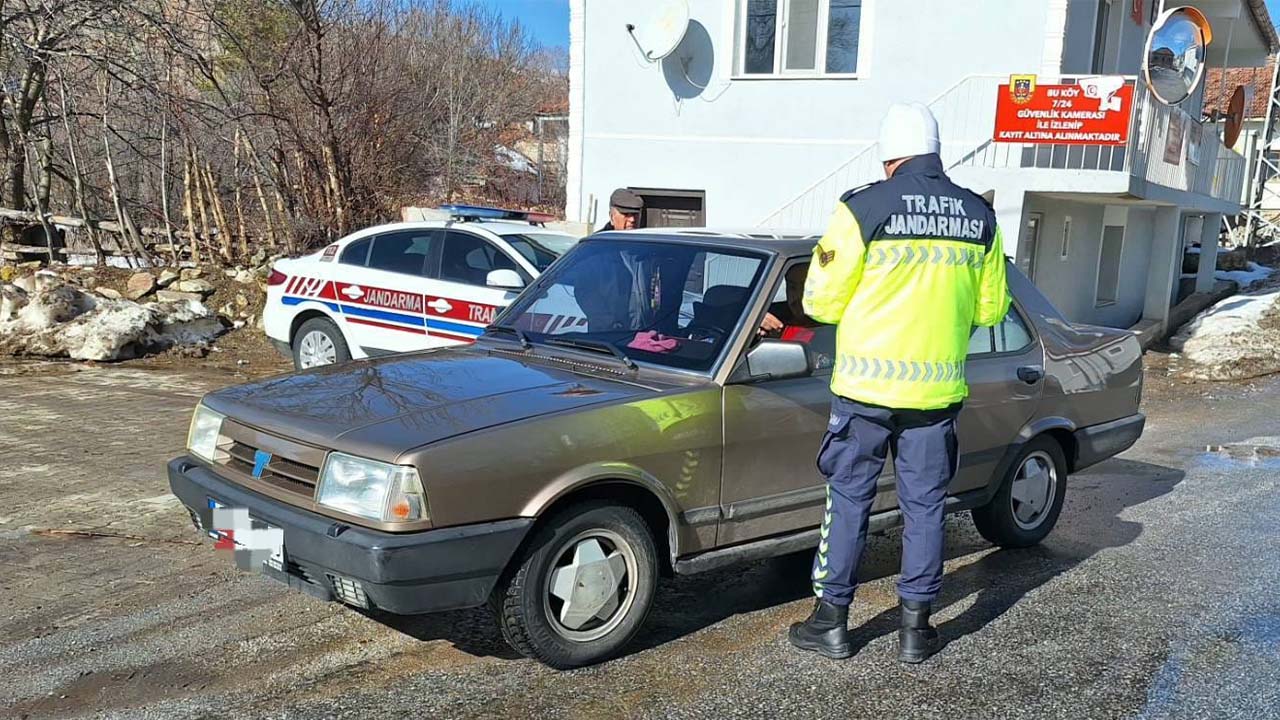 Jandarma Köy Yolu Denetim (2)